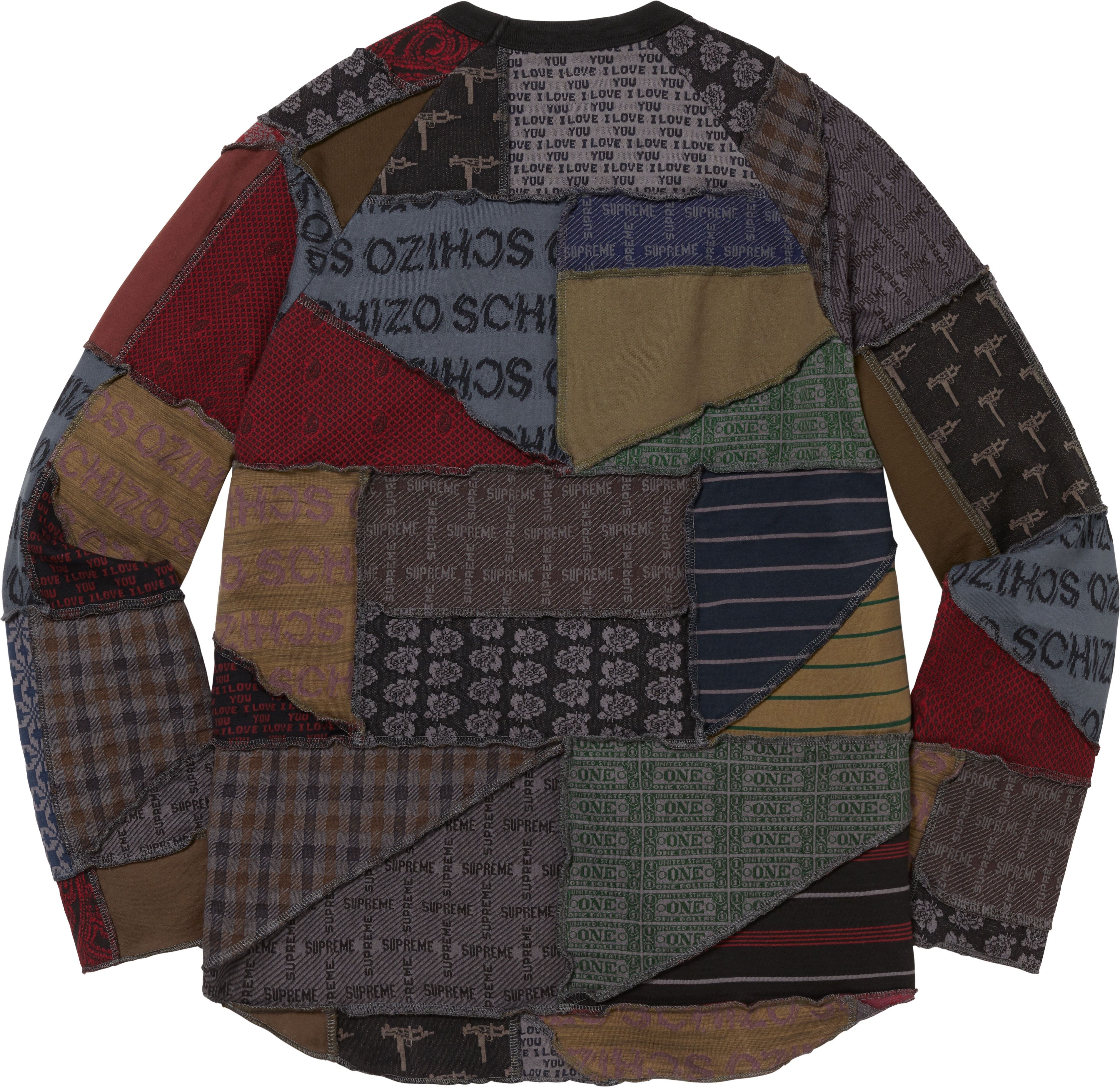 Patchwork Jacquard L/S Top view 9